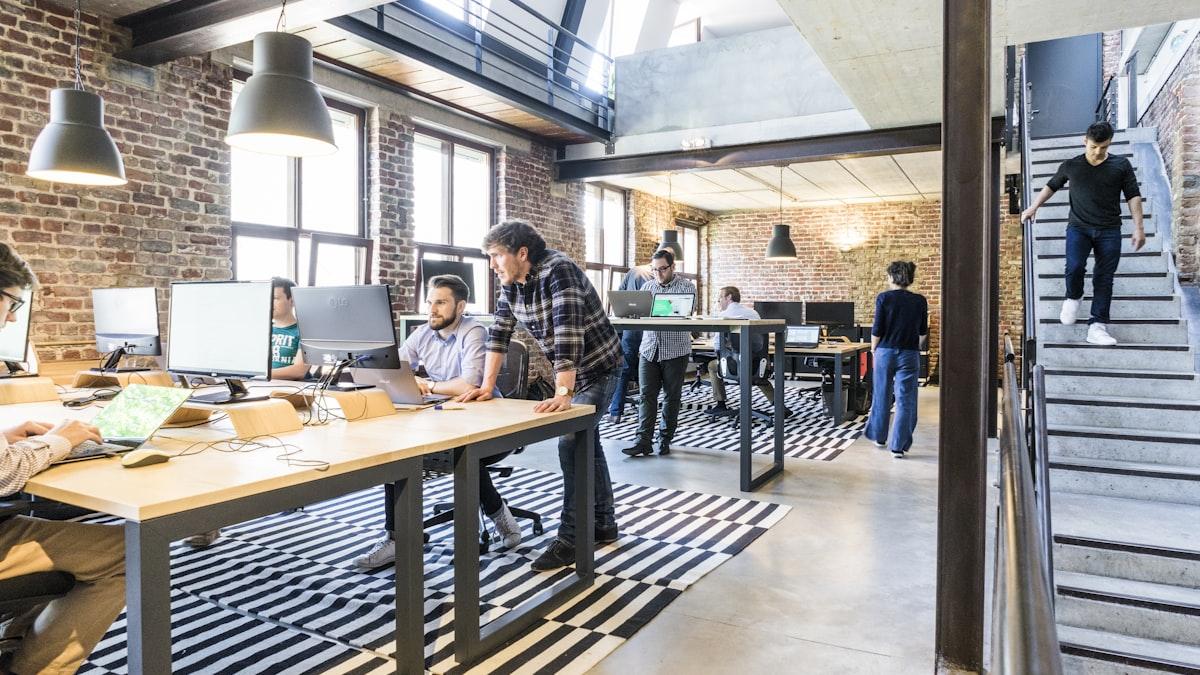 Our studio team building a custom website for a local business